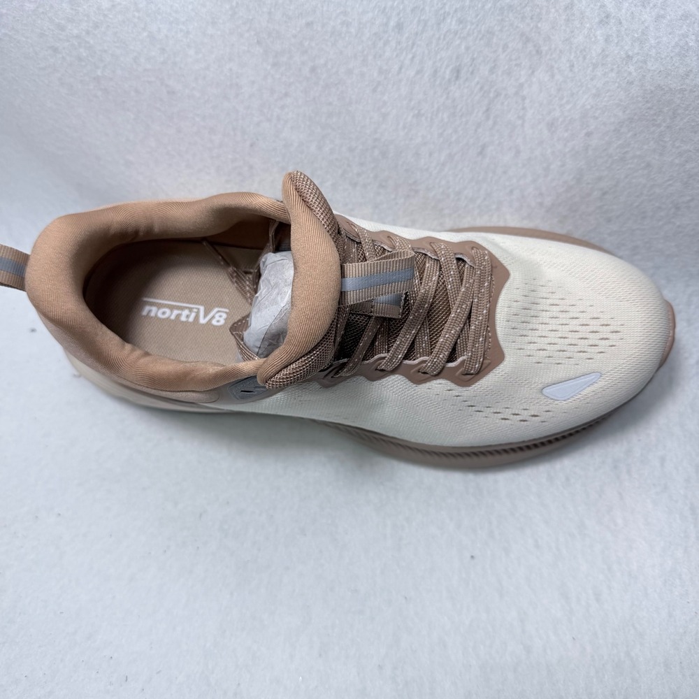 NORTIV 8 Womens Walking Shoes Beige Khaki Breathable Mesh Sneakers SNWS248W 11 - Picture 10 of 16